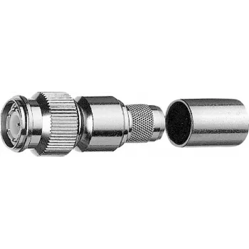 TELEGÄRTNER TNC kabelio kištukas, crimp G42, 50 omų, Telealloy išorinis laidininkas, A3326, G42 (2.7/7.1), AA-5886 - 5 vnt. (J01010A0053)