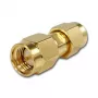 TELEGÄRTNER SMA male to SMA male koaksialinis adapteris, 50 omų, DC-18 GHz, auksuotas žalvaris