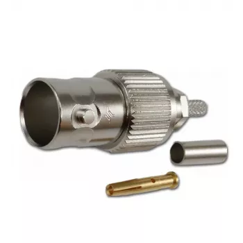Telegärtner BNC kabelio lizdas crimp G04 75 Ohm, skirtas RG-179B/U, 5 vnt. paketas J01003B0021