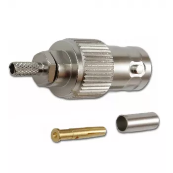 Telegärtner BNC kabelio lizdas crimp G04 75 Ohm, skirtas RG-179B/U, 5 vnt. paketas J01003B0021