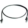 TELEGÄRTNER Cat6 U/UTP komutacinis kabelis, 3m, juodas L00002A0239