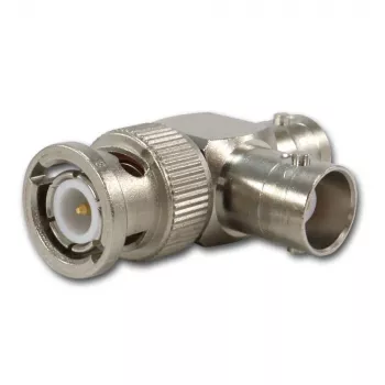 Telegärtner BNC T-adapteris, BNC kištukas į 2x BNC lizdą, 50 Ohm, nikelis/auksas J01004A0616