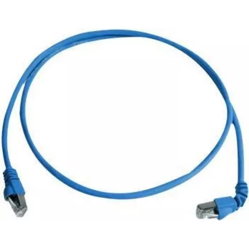 Telegärtner 100008016 CAT 6a S/FTP komutacinis kabelis, RJ45, 0,5 m, mėlynas, LSZH, 10 Gbps