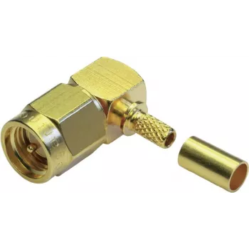 TELEGÄRTNER SMA kampuotas crimp kištukas RG-58 C/U kabeliui, auksuotas, 5 vnt. J01150A0091
