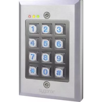 Sygonix SY-3118492 IP65 kodinė spyna su apšviestu klaviatūros bloku, montuojama ant paviršiaus arba įleidžiamai