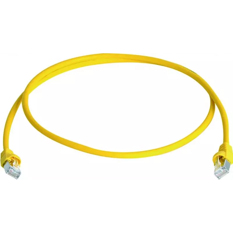 Telegärtner 100028074 Cat6a S/FTP komutacinis kabelis, 5,5 m, geltonas