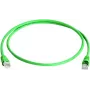 Telegärtner Cat.5e UTP LSZH komutacinis kabelis, RJ45, žalias, 0,5 m