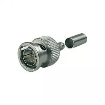 Telegärtner BNC crimp plug 75 Ohm, skirta RG-179B/U, RG-187A/U, RG-316/U (J01002A0058)