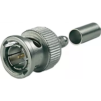 Telegärtner BNC crimp plug 75 Ohm, skirta RG-179B/U, RG-187A/U, RG-316/U (J01002A0058)