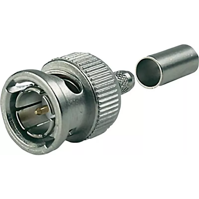 Telegärtner BNC crimp plug 75 Ohm, skirta RG-179B/U, RG-187A/U, RG-316/U (J01002A0058)