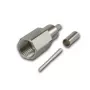 Telegärtner FME kabelio kištukas Crimp G07 Crimp/Crimp, ekonomiškas, 15 dB / 2 GHz, B2725, G07 (RG-316/U) - 5 vnt. J01700A0010