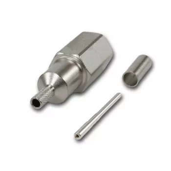 Telegärtner FME kabelio kištukas Crimp G07 Crimp/Crimp, ekonomiškas, 15 dB / 2 GHz, B2725, G07 (RG-316/U) - 5 vnt. J01700A0010