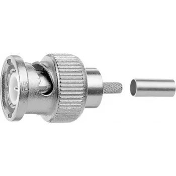 Telegärtner BNC crimp plug 50 Ohm, skirtas RG-142B/U, profesionalus, 5 vnt. J01000A0008