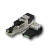 TELEGÄRTNER DataVoice Office Cat.6A ekranuotas RJ45 lauko montavimo kištukas, 5-9 mm J00026A2003