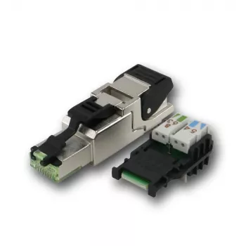 TELEGÄRTNER DataVoice Office Cat.6A ekranuotas RJ45 lauko montavimo kištukas, 5-9 mm J00026A2003
