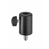 König & Meyer 66370-000-55 Mini TV pin adapteris su M10 išoriniu sriegiu, juodas