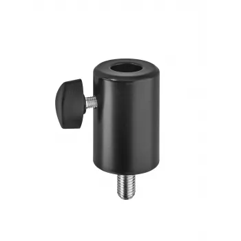 König & Meyer 66370-000-55 Mini TV pin adapteris su M10 išoriniu sriegiu, juodas