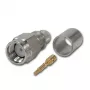Telegärtner SMA tiesus kištukas, crimp G30 (1,5/3,8), H 155, Low Loss 1,4/3,8 crimp/crimp koaksialinis jungtis J01150A0618