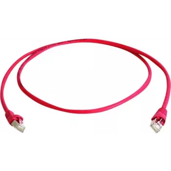 Telegärtner MP8 FS 600 Cat.7 S/FTP komutacinis kabelis, RJ45 male to RJ45 male, 50 m, raudonas
