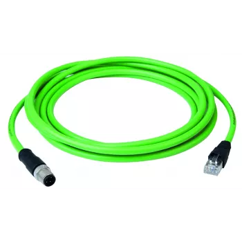 Telegärtner 100017297 Cat.6A U/UTP RJ45 komutacinis kabelis, 1m, pilkas, LSZH, 10Gbps