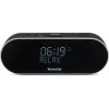 TechniSat DigitRadio 53 BT DAB+/FM radijo laikrodis su Bluetooth ir USB įkrovimu, juodas