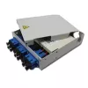 Telegärtner STX DIN bėgio optinio pluošto skirstytuvas, 6x SC Duplex vienmodis, 12 pluoštų sujungimo kasetė, pigtailai, paruoštas sujungimui H82050E0002