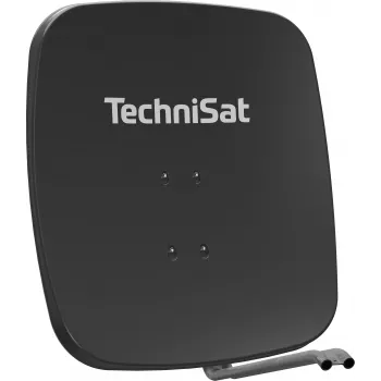 TechniSat SATMAN 65 PLUS palydovinė antena - 65 cm, 35,7 dBi stiprinimas, HDTV, stiebo tvirtinimas, šviesiai pilka