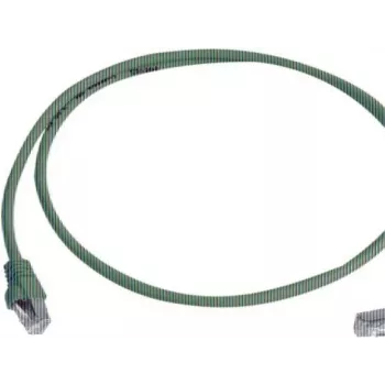Telegärtner 100008018 CAT 6a S/FTP komutacinis kabelis, RJ45, 0,5 m, geltonas, LSZH, atsparus liepsnai, su apsauga nuo užkabinimo