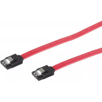 GoodConnections SATA 3 Gb/s kabelis su fiksavimo skląsčiu, 0,5 m, raudonas 5045-A05