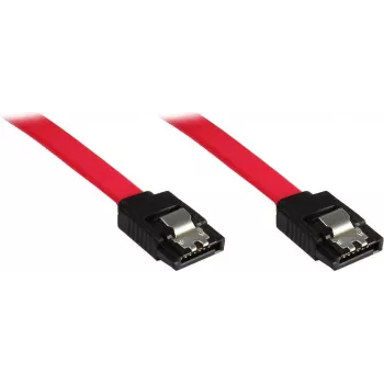 GoodConnections SATA 3 Gb/s kabelis su fiksavimo skląsčiu, 0,5 m, raudonas 5045-A05