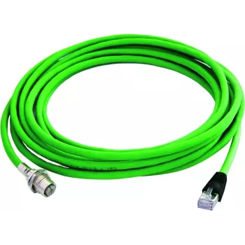 Telegärtner Cat.7A S/FTP komutacinis kabelis, 5 m, LSZH, pilkas, 10 Gbps, RJ45 100017395