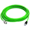 Telegärtner Cat.7A S/FTP komutacinis kabelis, 5 m, LSZH, pilkas, 10 Gbps, RJ45 100017395