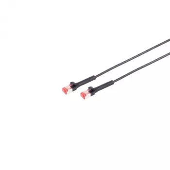 S CONN MAXIMUM CONNECTIVITY Cat. 6A U/FTP komutacinis kabelis, lankstus RJ45, juodas, 0,25 m 08-29005