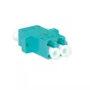 Telegärtner J08071A0028 LC/APC Simplex adapteris, žalias, cirkonio įvorė