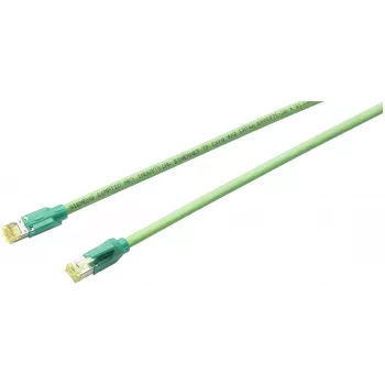 Siemens 6XV18703QH10 Industrial Ethernet TP Cord RJ45/RJ45 CAT 6, 10 m, žalias