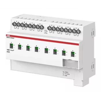 ABB SA/S8.16.6.2 8 kanalų perjungimo aktorius 16A C-Load, DIN bėgelis, KNX 2CDG110271R0011
