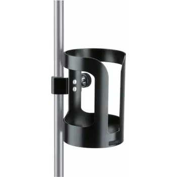 K&M 16022-000-55 gėrimų laikiklis muzikos stovams – juodas