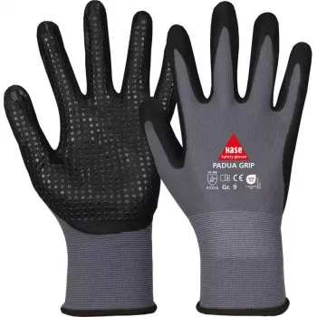 HASE Padua Grip nitrilo putų darbo pirštinės, 10 dydis, 402000
