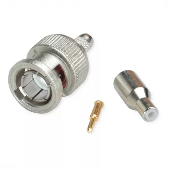 Telegärtner BNC kabelio kištukas Crimp G04 75 Ohm, crimp/crimp, Standard, A2505, G04 (RG-179B/U) - 1 vnt.