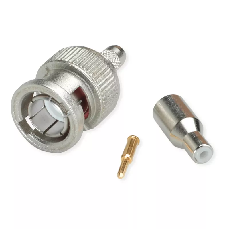Telegärtner BNC kabelio kištukas Crimp G04 75 Ohm, crimp/crimp, Standard, A2505, G04 (RG-179B/U) - 1 vnt.