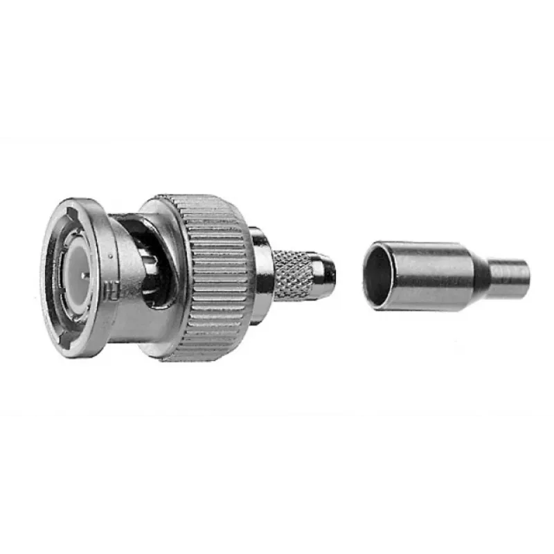 Telegärtner BNC kabelio kištukas Crimp G04 75 Ohm, crimp/crimp, Standard, A2505, G04 (RG-179B/U) - 1 vnt.