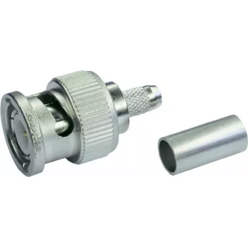 Telegärtner BNC kabelio kištukas Crimp G13, G50 75 Ohm, crimp/crimp, Professional, A0204, G13 (0.4/2.5) - 5 vnt. (J01002A1350)