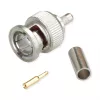 Telegärtner BNC kabelio kištukas Crimp G13, G50 75 Ohm, crimp/crimp, Professional, A0204, G13 (0.4/2.5) - 5 vnt. (J01002A1350)