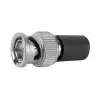 Telegärtner J01006A1373 BNC 93 omų koaksialinė jungtis, vyriškoji, crimp/lituoti, nikeliuotas žalvaris