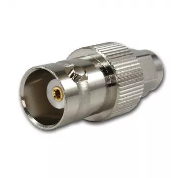 Telegärtner BNC lizdas į SMA kištuką RF koaksialinis adapteris, 50 omų, DC-4 GHz, nikeliuotas žalvaris, J01008A0025