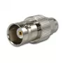 Telegärtner BNC lizdas į SMA kištuką RF koaksialinis adapteris, 50 omų, DC-4 GHz, nikeliuotas žalvaris, J01008A0025