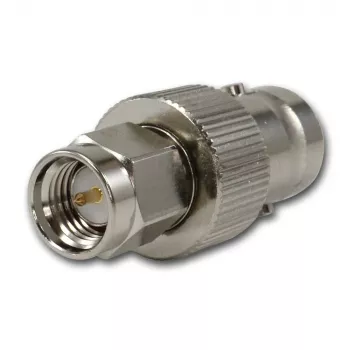 Telegärtner BNC lizdas į SMA kištuką RF koaksialinis adapteris, 50 omų, DC-4 GHz, nikeliuotas žalvaris, J01008A0025