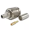 TELEGÄRTNER TNC tiesus kištukas RG-58 koaksialiniam kabeliui, crimp/lydymas, 50 omų, DC-11 GHz