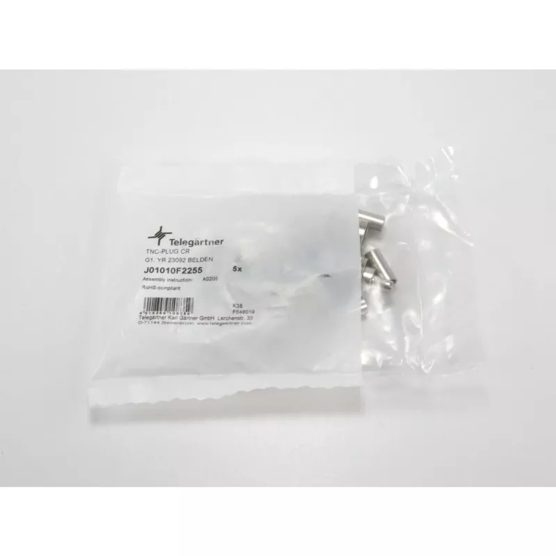 TELEGÄRTNER TNC tiesus kištukas RG-58 koaksialiniam kabeliui, crimp/lydymas, 50 omų, DC-11 GHz
