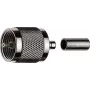 Telegärtner UHF crimp plug G01, skirtas RG-58 C/U, 50 omų, nikelis/auksas, 1 vnt. J01040A0001